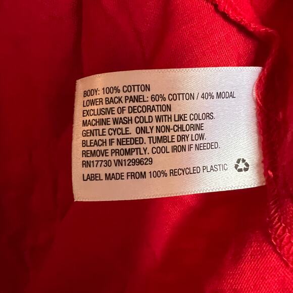 Knox Rose Women's Red Sleeveless Gauze Wide Strap Tank Top - Size Small - NWT - Picture 6 of 8